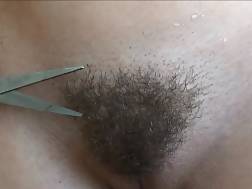 9 min - Unshaved bush shaving close