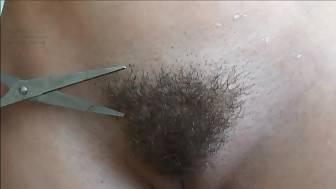 unshaved bush shaving close