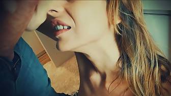 suck deep throat cum