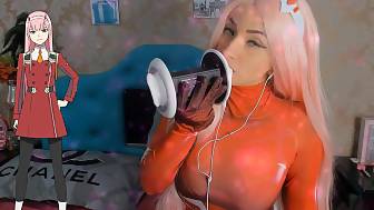 asmr cosplay eating