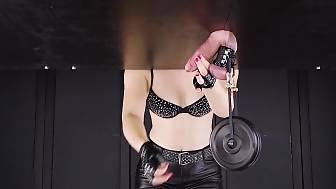 milking table edging handjob