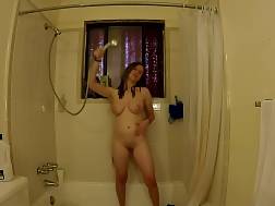 11 min - Big boob striptease shower