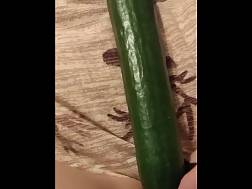 10 min - Drilling myself big cucumber