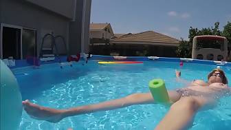 pool giant tits