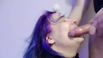 deepthroat gaging facefuck