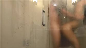 milf head penetrated shower