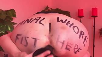 submissive backdoor anal fisting