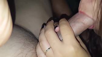 wife sucks pov