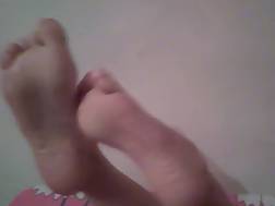 11 min - Playing feet cum