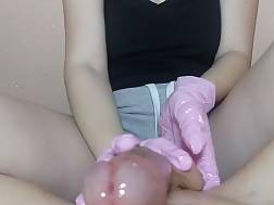 7 min - Pov handjob latex gloves