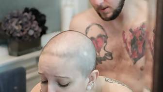 penetrated shaving head