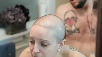 penetrated shaving head