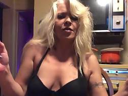 11 min - Milf dances shows smokes