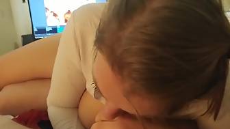 pov bj wearing pigtails