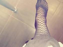 12 min - Legs pantyhose feet closeup