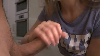 fucking kitchen cum huge