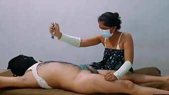 oil massage cock boobies