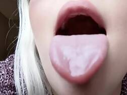 6 min - Close mouth tongue spit