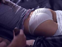 15 min - White panties semen