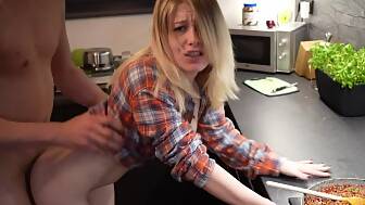 teenager screaming deep creampie
