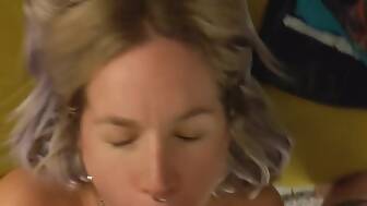 pregnant throat fuck