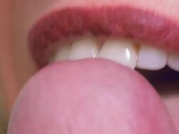 14 min - Tongue teasing blow