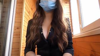 asmr nurse black gloves