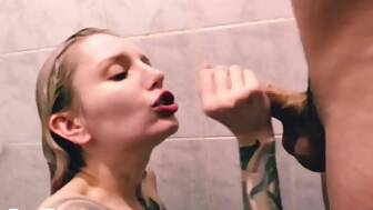 shower young wet student