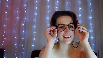 penetrating snatch glass dildo