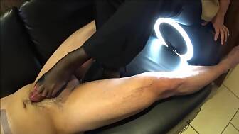 footjob polish sperm black