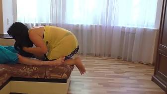 mom feet blow anal