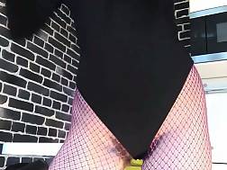 13 min - Masturbation hairy twat fishnet