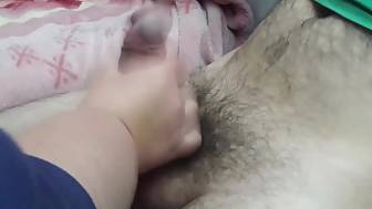 close handjob jizz couple