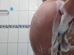 6 min - Juicy shower hooters butt