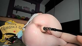 teen closeup deep bang