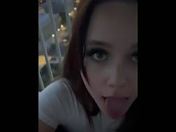 5 min - College teenager wet suck