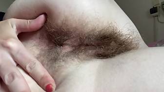 unshaved butt