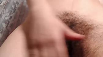 camgirl teases hairy