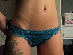 20 min - Teasing show underwear sperm