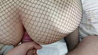 stepsister clothes fishnet stockings