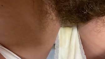 unshaved vagina panties
