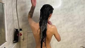 rectal shower mom