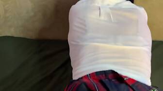school dress penis backside
