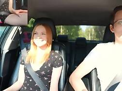 17 min - Lush snatch driving car