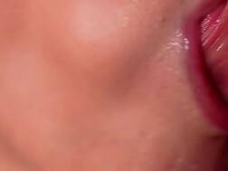 7 min - Bj closeup wet sucking