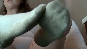 socks feet face