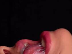 9 min - Close tongue blow throat
