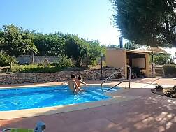 11 min - Booty wife fuck pool