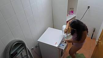 mom penetrates machine