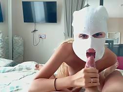 11 min - Masked lighthaired shows pleasuring